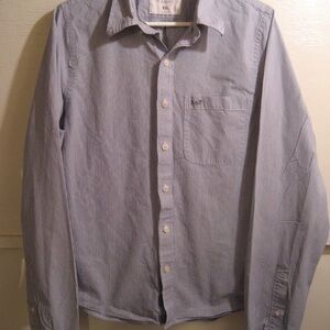 ABERCROMBIE & FITCH mens button down long sleeve dress shirt XXL